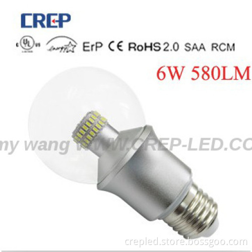 E26 UL/CUL 6w A19 LED lamp professional manufacturer